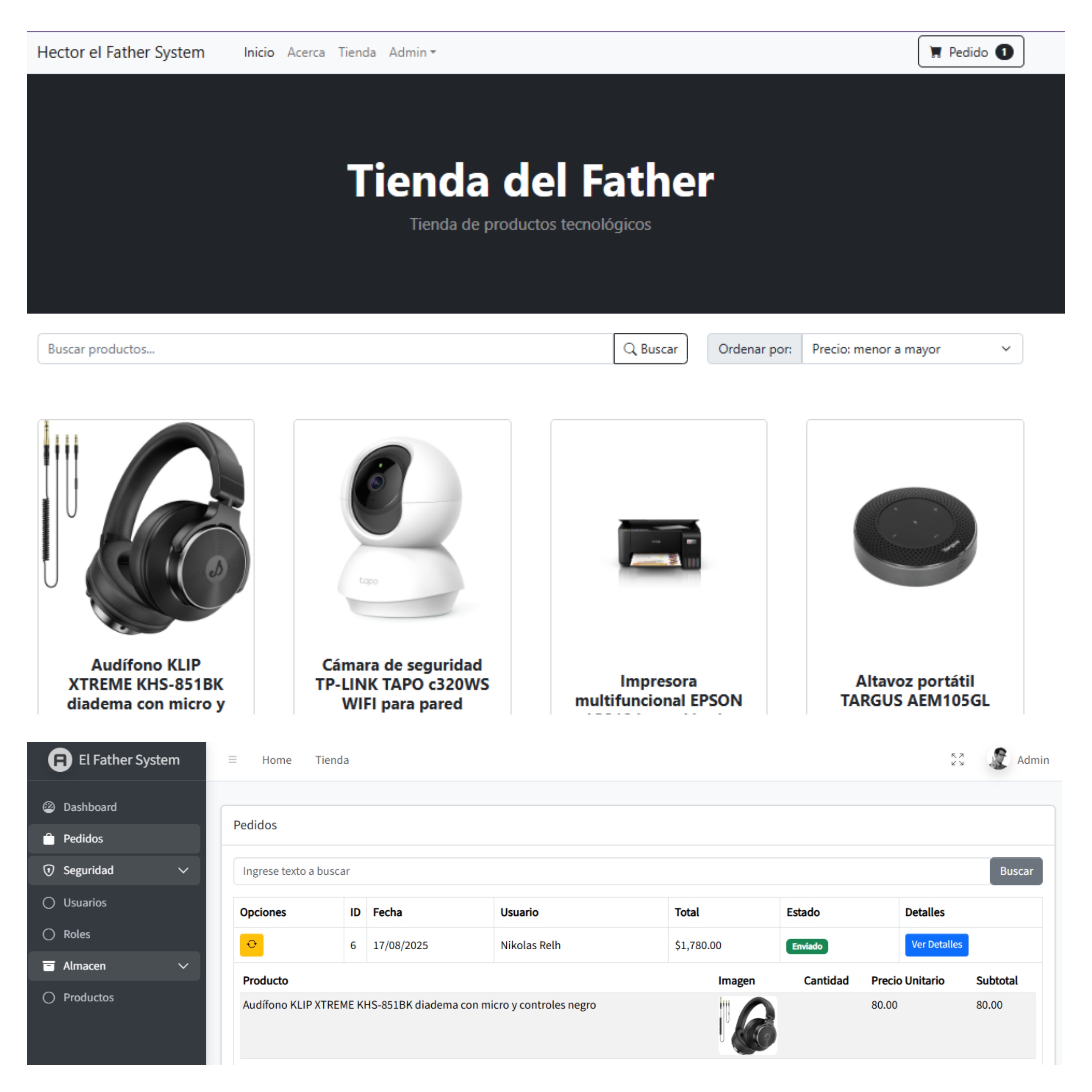 Ecommerce Laravel Shop System