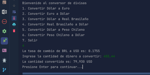 Conversor de Monedas