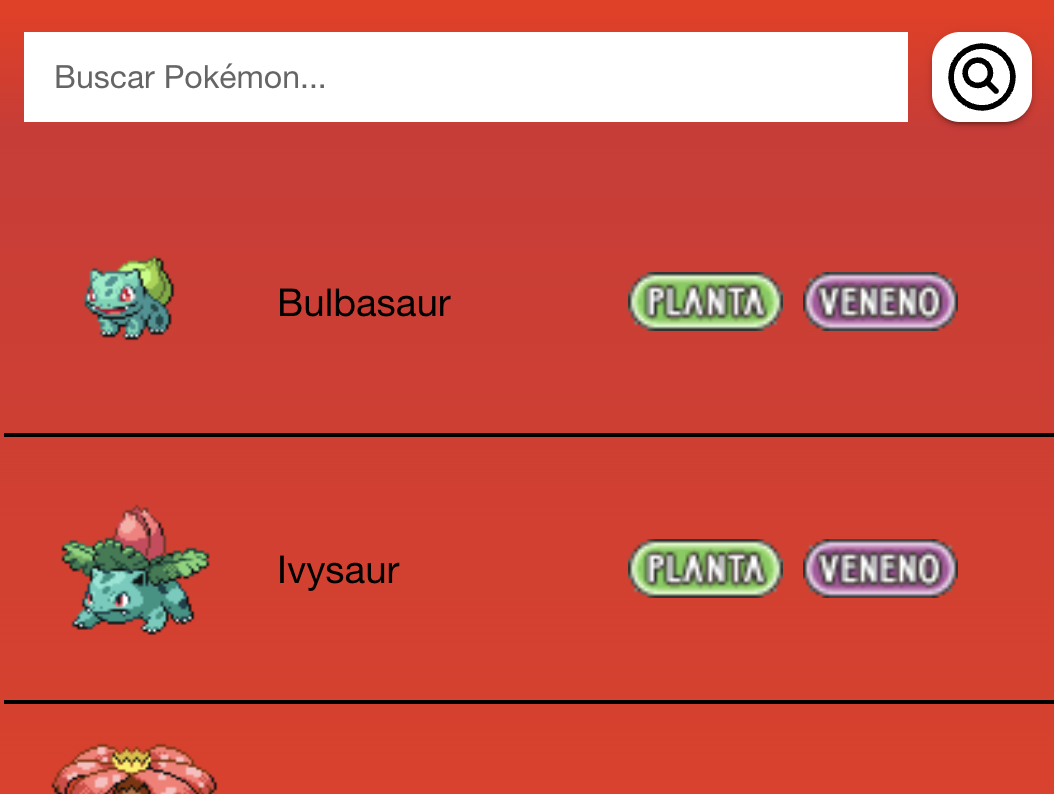 Pokedex App - Ionic + Angular